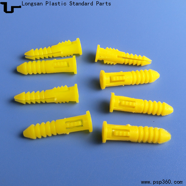 6*30mm塑料膨胀螺丝宝塔型壁虎塑料膨胀螺丝套