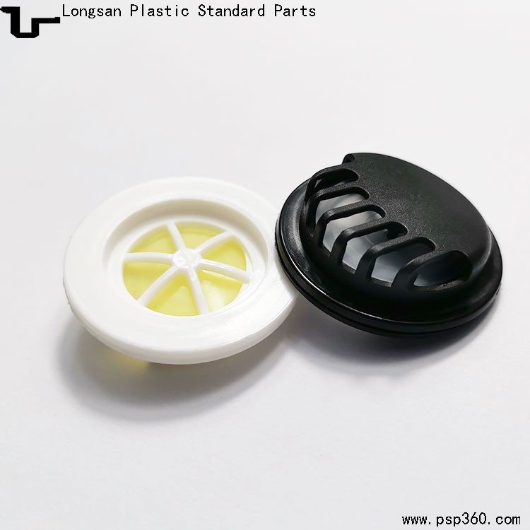 批发口罩专用呼吸阀N95塑料通气阀面罩呼气阀黑色白色现货