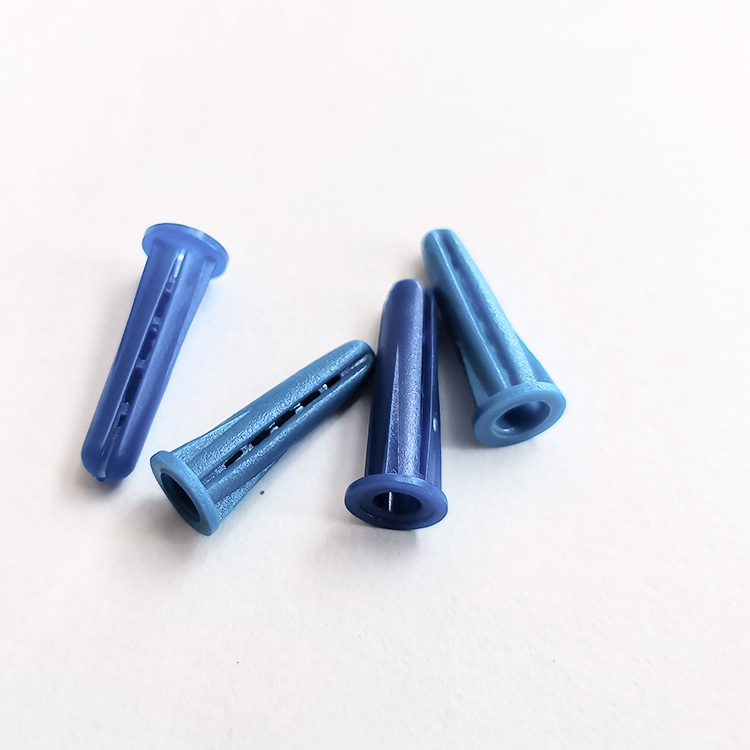067E-1膨胀管蓝色21mm笔筒式胶塞 锥形膨胀管墙塞
