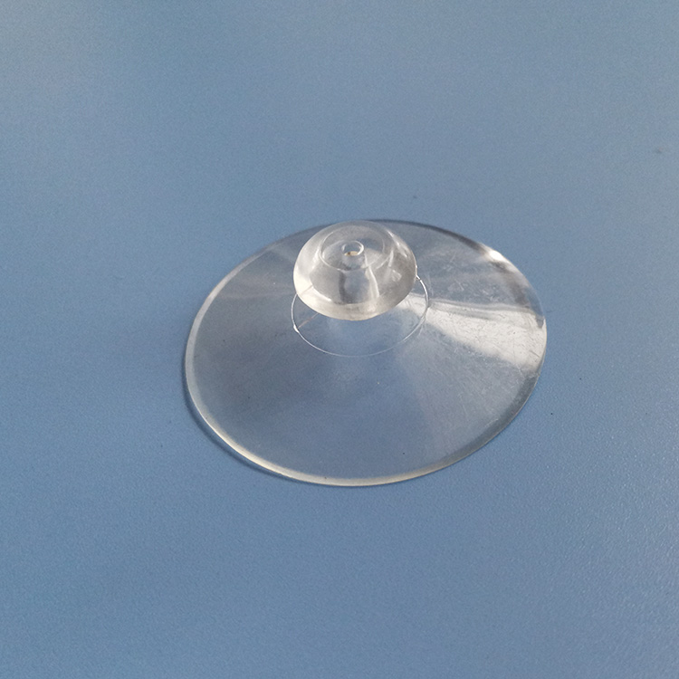 PVC蘑菇头吸盘 45MM全透明吸盘免打孔