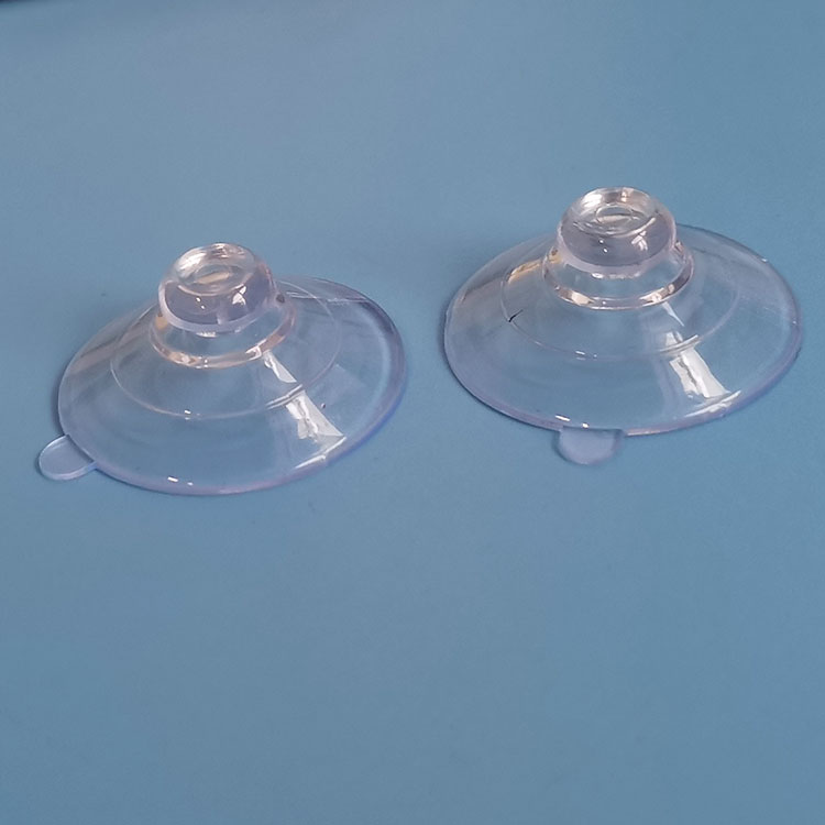 蘑菇圆头PVC玻璃透明吸盘30mm玩具日用品配件