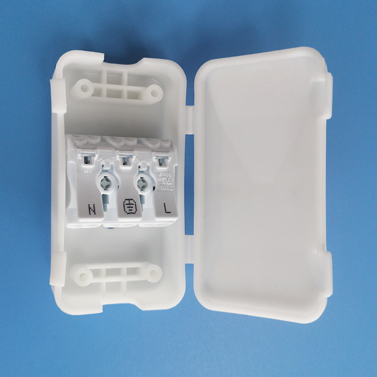 三位接线端子保护盒831H防尘防雾三位接线盒防火阻燃塑料盒子