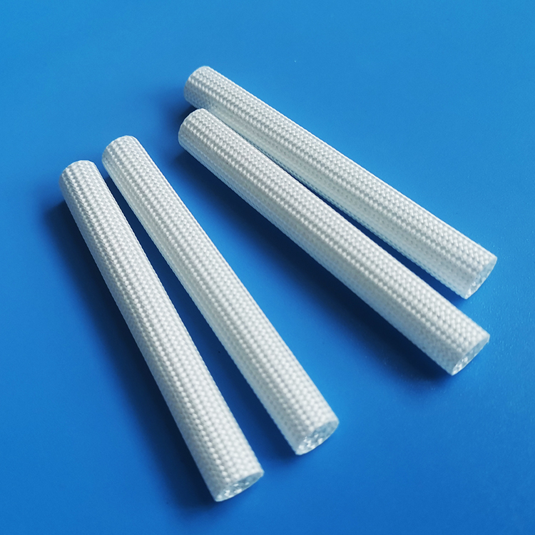 φ6*60玻璃纤维管 玻纤管 自熄管 耐高温套管矽质套管