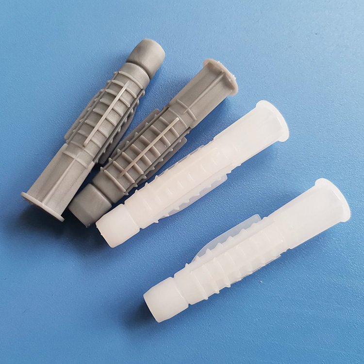 打结膨胀螺丝空心墙塑料膨胀管三片式膨胀墙塞10*61