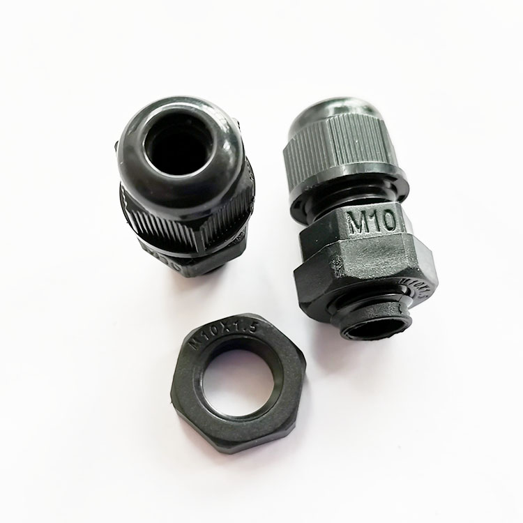 M10尼龙防水接头 电缆锁紧头 防水格兰头 机箱出线密封接头